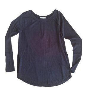 We the Free black thermal long sleeve crewneck - Medium